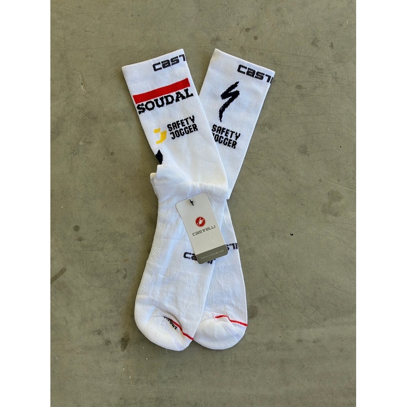 Winter Race Socks | Castelli | Soudal / Deceuninck Quick-Step | Pro-Issued Cycling Kit