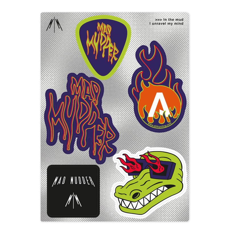 Set adesivi Mad Mudder|Taglia unica