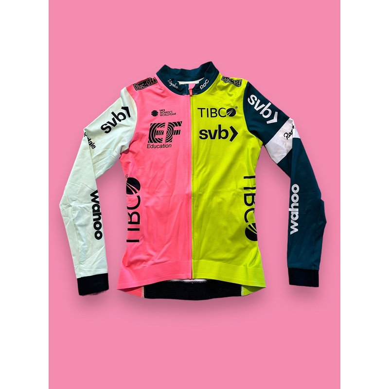 Thermal Long Sleeve Jersey Womens Giro D’Italia Switchout | Rapha Pro Team |  EF Education First  | Pro Cycling Kit