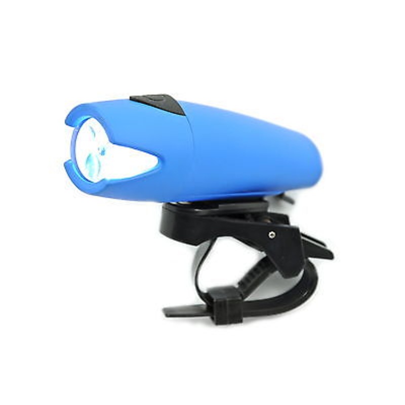 TRENDY BLUE HIGH POWER 3 LED FRONT BIKE LIGHT FLASHES+CONSTANT SUIT OVER 50% OFF