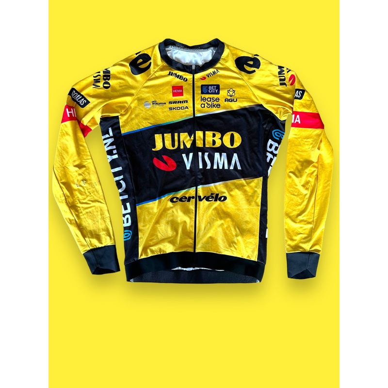 Winter Lightweight Long Sleeve Jersey | Agu |  Jumbo Visma | Pro Cycling Kit