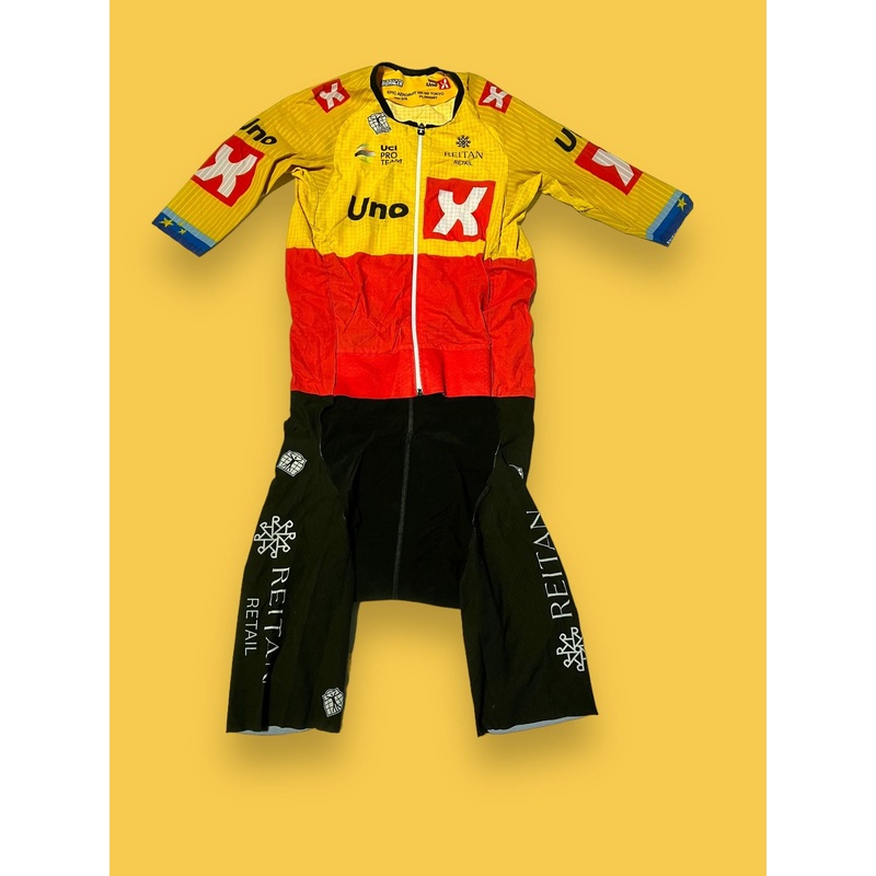 Aero Road Suit European Champion – Clearance | Bioracer | Uno-X Pro Team | Pro Cycling Kit