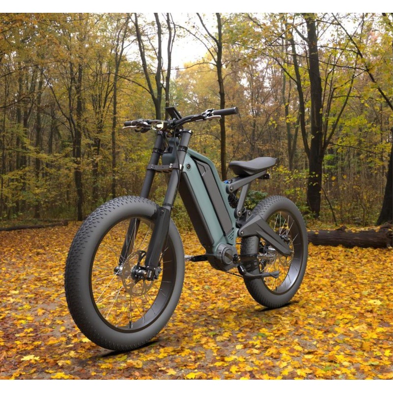 24 Inch Softtail Electric Motorcycle 1000W Central Motor Aluminum Alloy Electric Bike