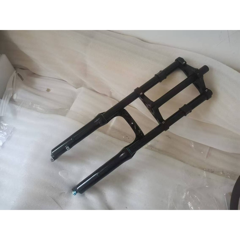 20er X 4.00 Dual-Crown Fat Ebike Air Suspension Fork 120mm Travel 135X9qr Dropout