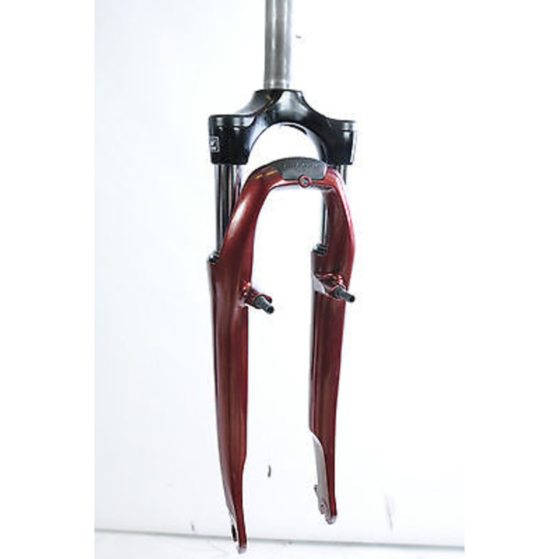 700c 28 SUNTOUR HYBRID CR-8 SUSPENSION FORK PRELOAD 1 1-8 300mm V BRAKE RED