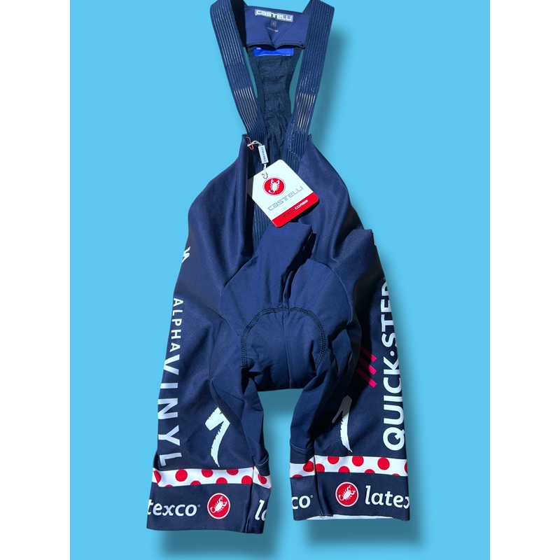Aero RC Bib Shorts Bibs Tour de France Polka Dot Jersey  | Castelli |  Soudal Quick-Step| Pro Cycling Kit