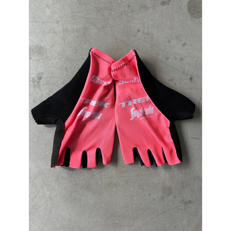 Trek Segafredo | Santini Cycling Gloves | Pink | XXL | Rider-Issued Pro Team Kit