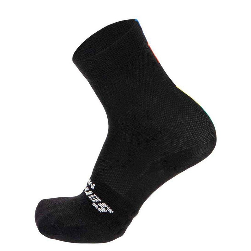 UCI OFFICIAL RAINBOW SOCKS|Black|M-L|XL-XXL