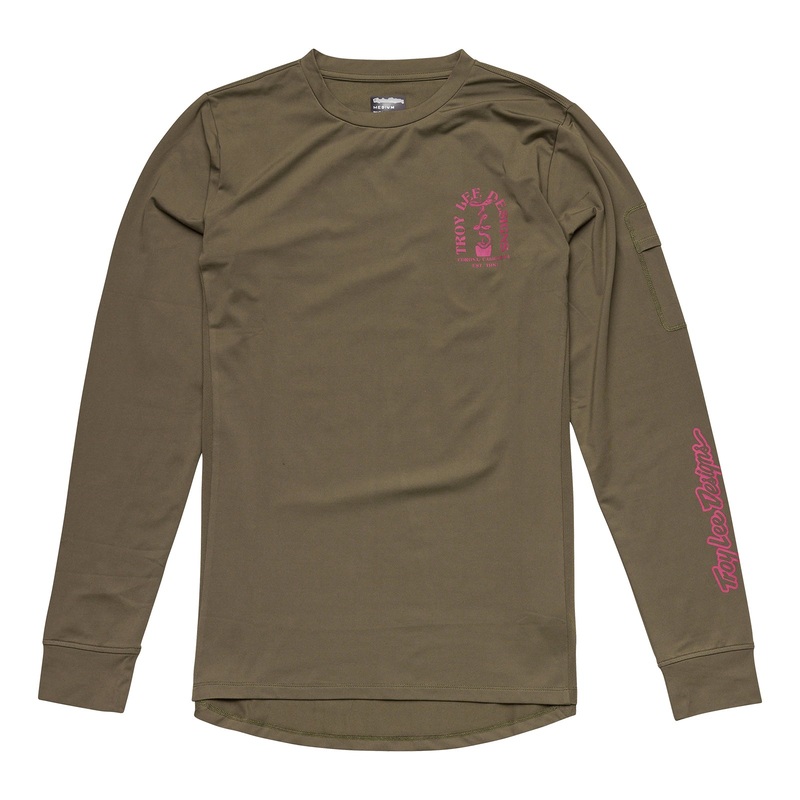 Youth Ride Tee Fangs Olive|OLIVE|XS|SM|MD|LG|XL