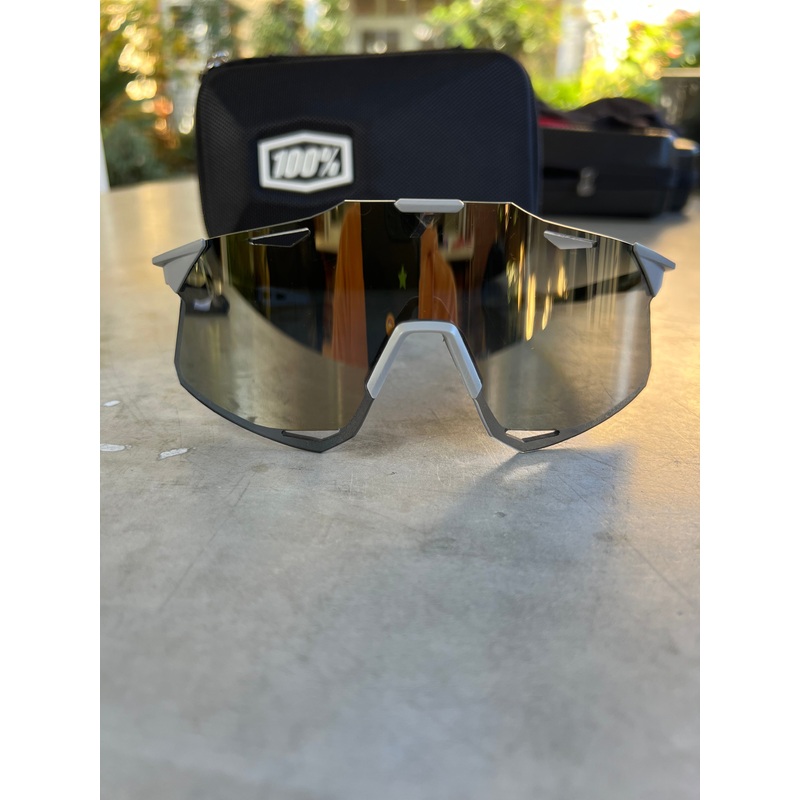 Alpecin Deceuninck | 100% Hypercraft Sunglasses | Light Grey | Rider-Issued Pro Team Kit
