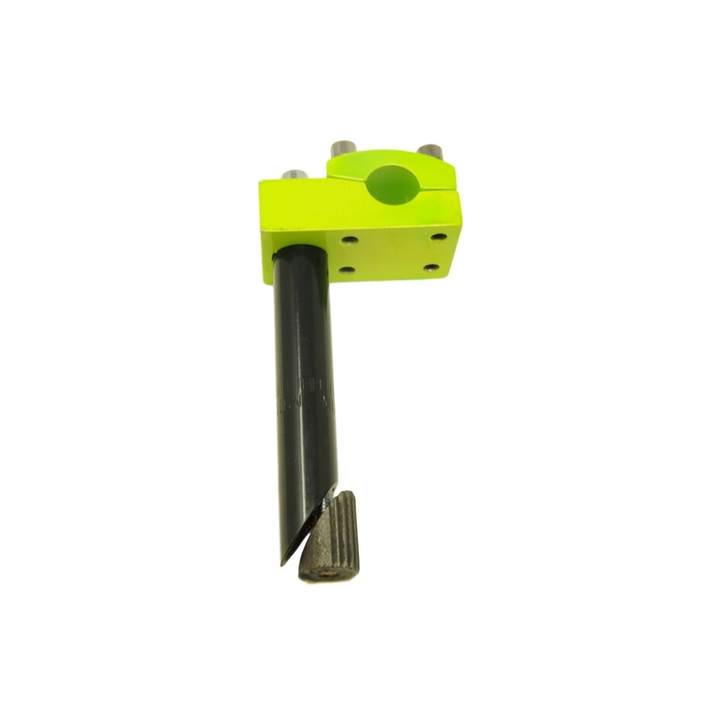 22.2mm BMX, Freestyler, Cruiser Four Bolt Handlebar Stem Trendy Lime Green Top