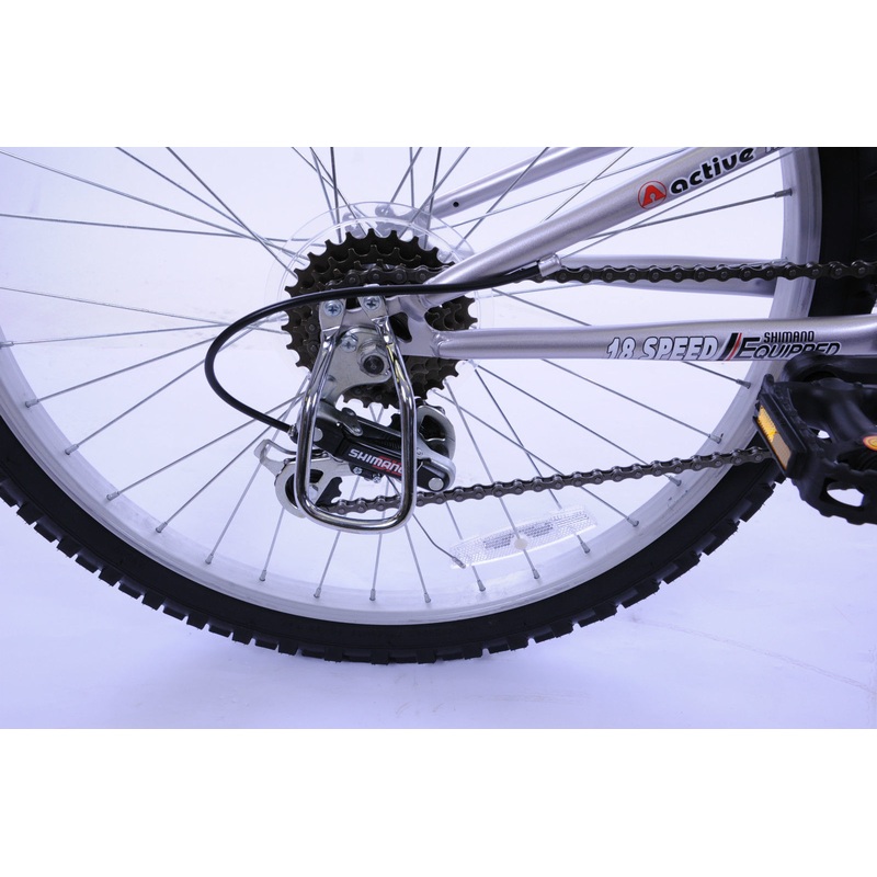 REAR DERAILLEUR GEAR (REAR MECH) GUARD CHROME BOLT TYPE  MTB WITH M5 BOLTS