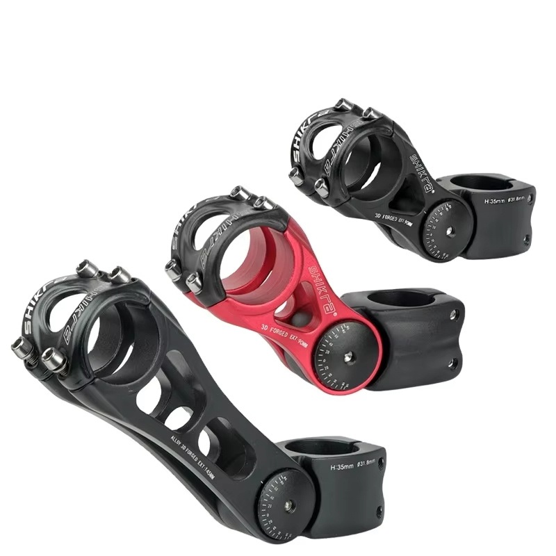 MTB Road Bike Adjustable Stem 31.8/28.6mm Aluminum Alloy Handlebar Parts Bicycle Handlebar Stem