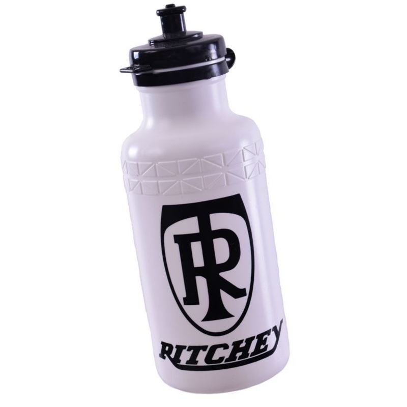 RITCHEY MTB-ANY BIKE WHITE PLASTIC CYCLING WATER BOTTLE WITH FLIP LID  50% OFF