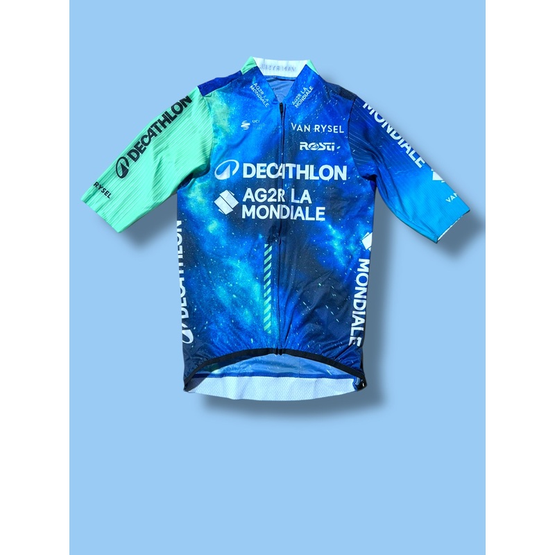 Aero Jersey Short Sleeve Racing Maillot   | Decathlon AG2R La Mondiale  | Rosti | Pro Cycling Kit