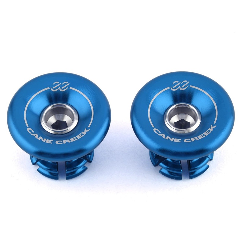 Cane Creek eeBarKeep Bar End Plugs (Blue) (Pair)
