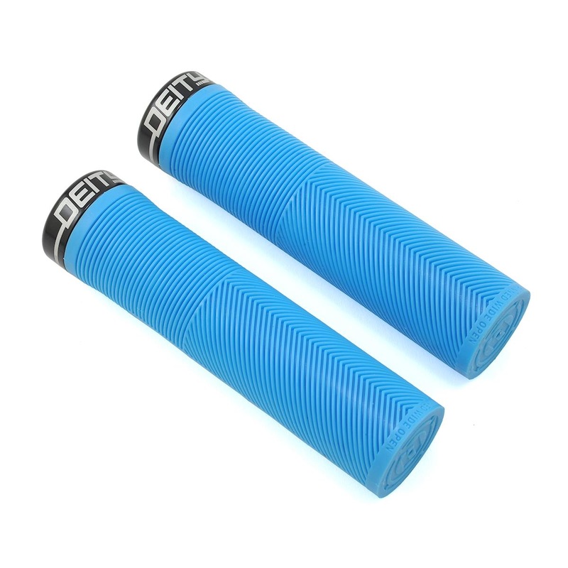 Deity Knuckleduster Lock-On Grips (Blue) (132mm)