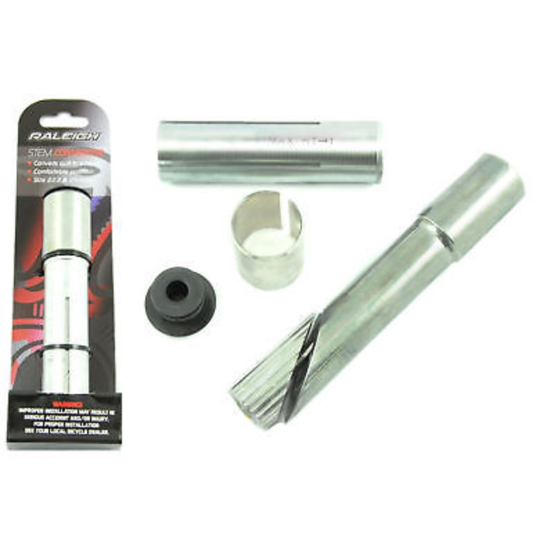 RALEIGH STANDARD BIKE HANDLEBAR STEM CONVERTER TO A HEAD 22.2mm- 25.4mm (1.1-8)