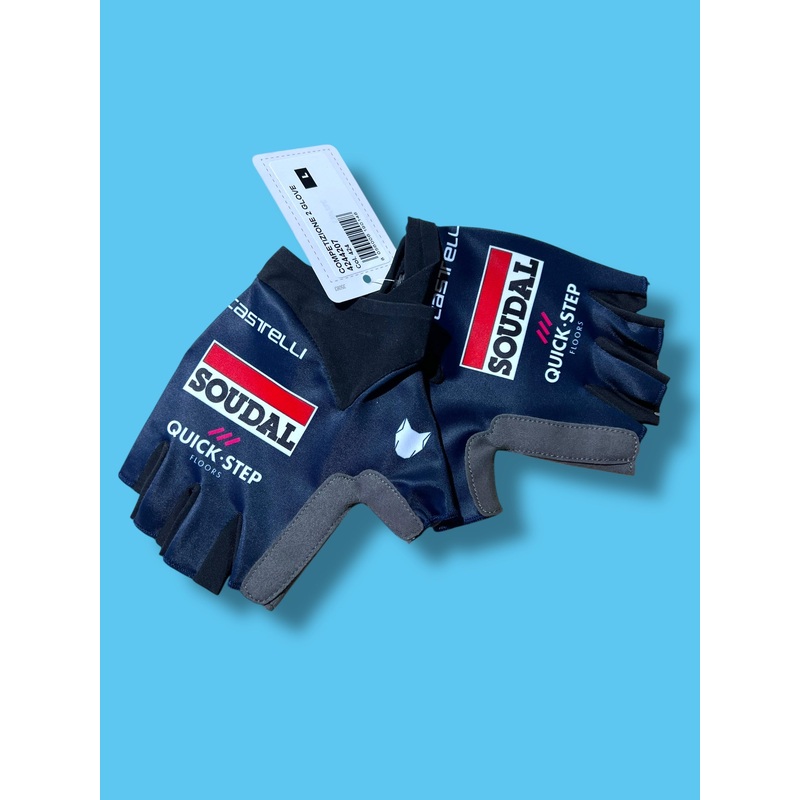 Competitzione 2 Gloves Race Mitts Padded   | Castelli |  Soudal Quick-Step| Pro Cycling Kit
