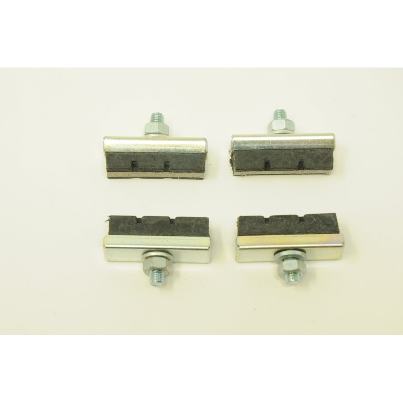 Raleigh Grifter Riders Get Better Wet Weather Braking 4x Leather Brake Blocks