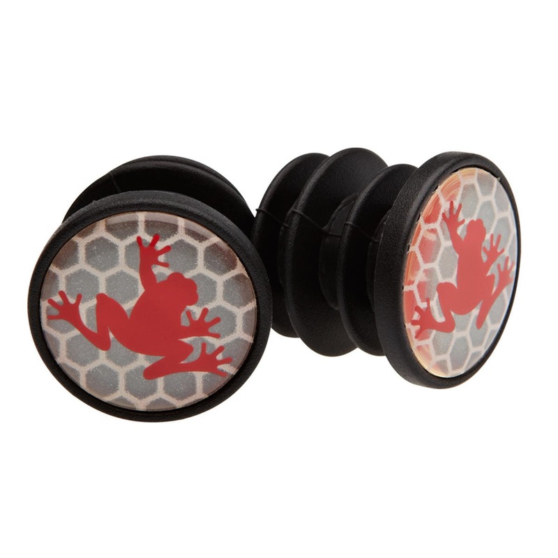 SRAM Road Handlebar End Plugs (Red) (Make The Leap Frog)